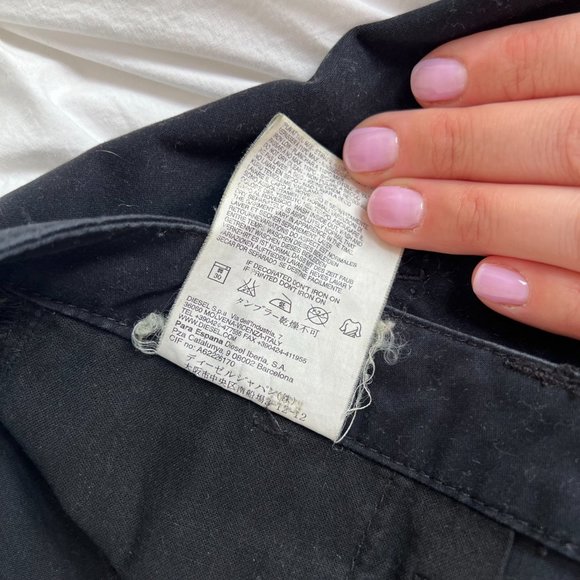 Diesel black mini skirt - Picture 7 of 7